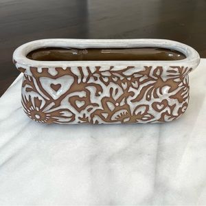 Anthropologie Ceramic Tabletop Planter